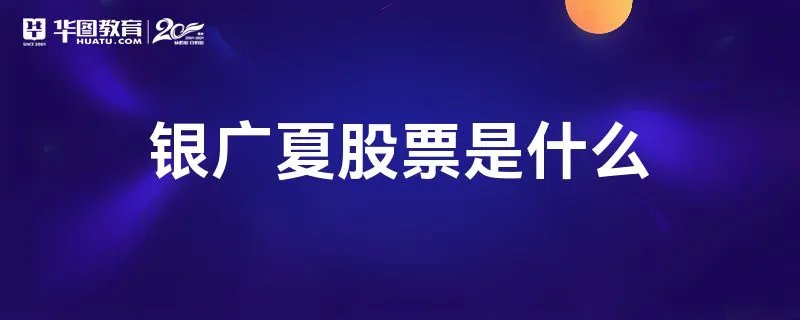 银广夏股票是什么