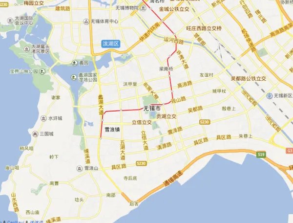 无锡市地图