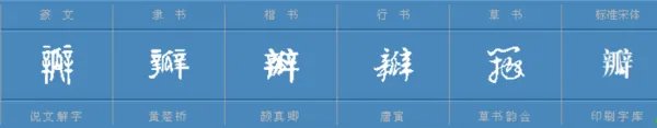 瓣的部首是什么