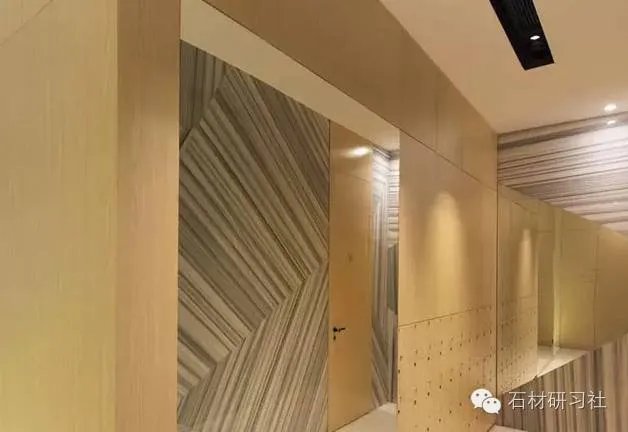 具有视觉延伸效果的直纹白大理石及装饰应用案例