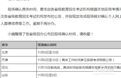考研现场确认点在哪?有什么要求?