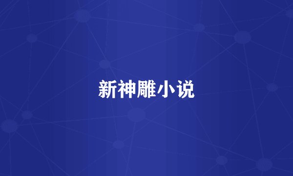 新神雕小说