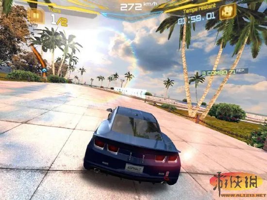 顶级画质！手机游戏《都市赛车7：热力》截图