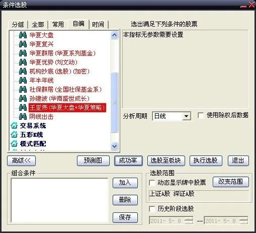 用大智慧如何检测选股公式成功率？