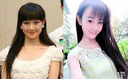 唐嫣张檬整容前后照片对比揭女星容貌变化史