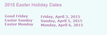 easter holiday