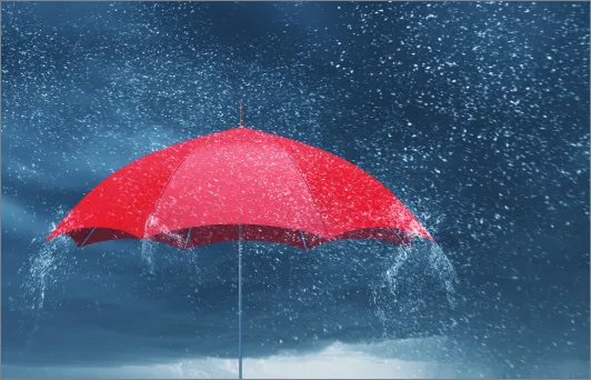 形容下雨幽默句子
