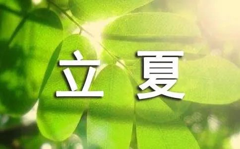 立夏节的诗句