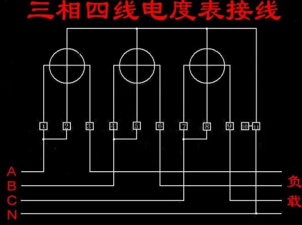 电能表接线方法