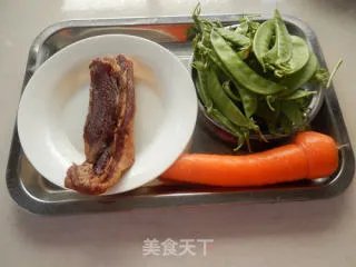 荷兰豆炒腊肉