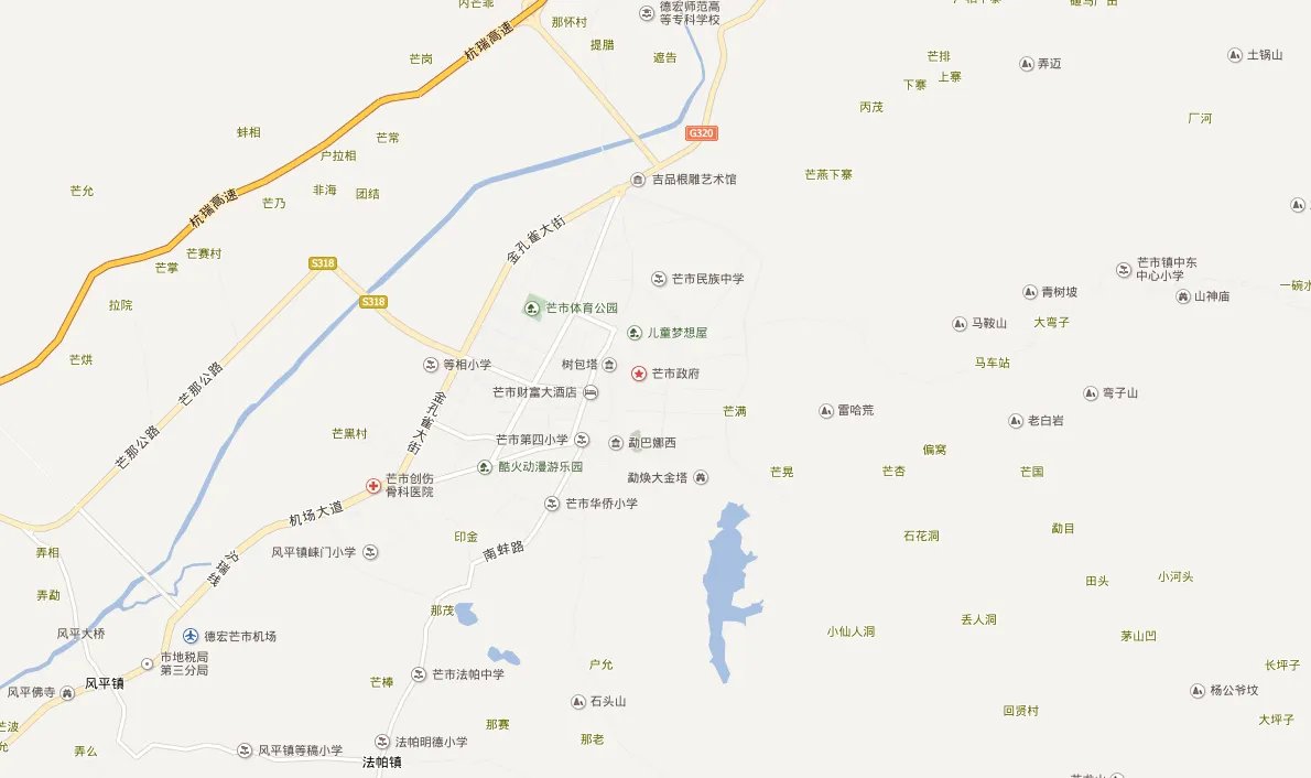 德宏州地图