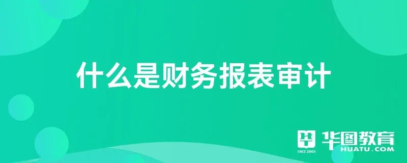什么是财务报表审计