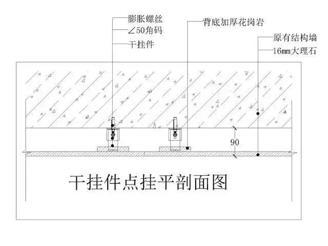 室内石材安装的10种常见构造做法及大理石背景墙安装要点——广州架构装饰
