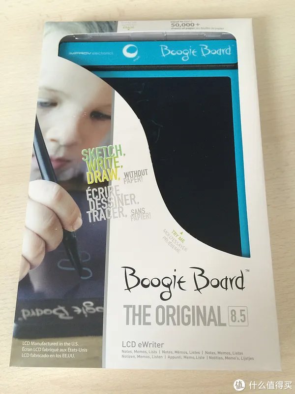 熊孩子的新玩具：Boogie Board 电子手写板开箱晒物和评测