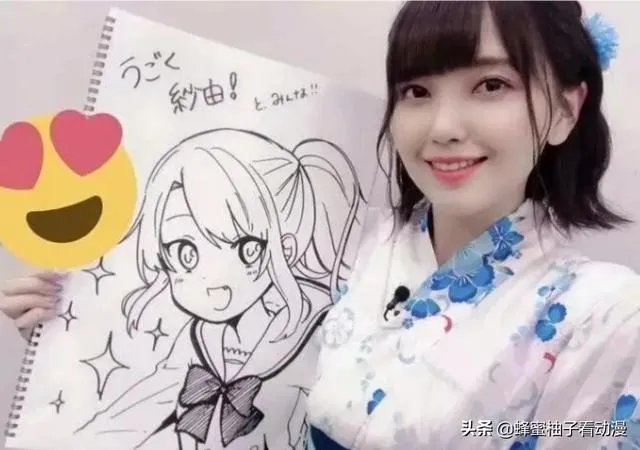 女声优鬼头明里画画怎么样，听说画画挺好的？