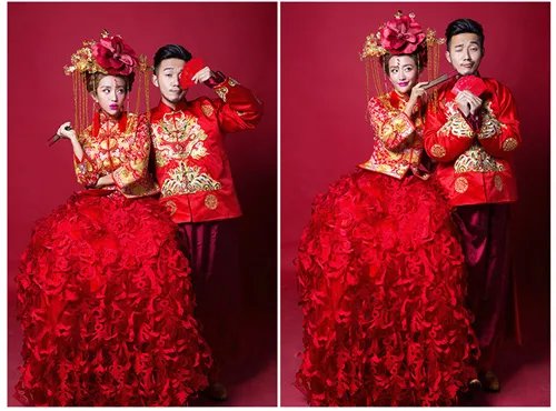婚纱照中式风格图片 中式婚纱照风格有哪些