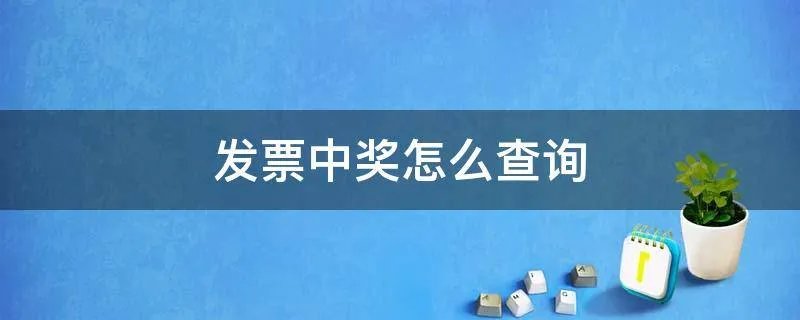 发票中奖怎么查询