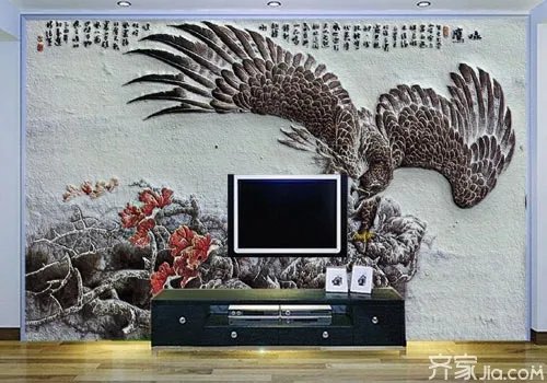 个性硅藻泥背景墙效果    6图展现硅藻泥创意造型