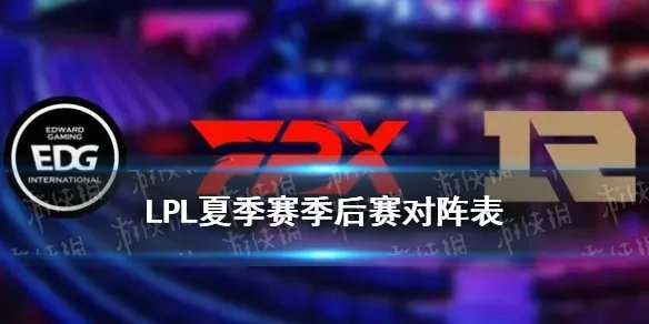 LPL季后赛对阵表2021时间 LPL夏季赛季后赛分组赛程
