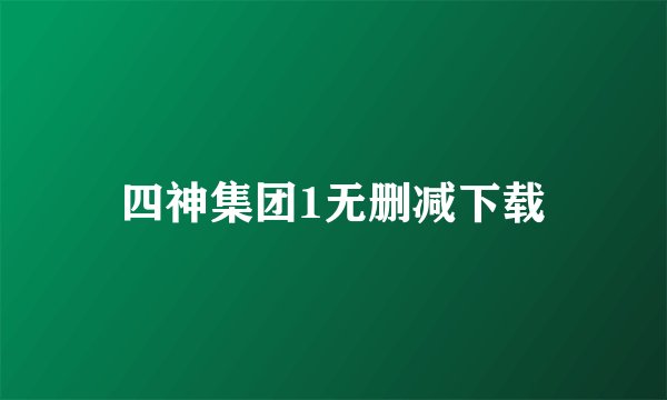 四神集团1无删减下载