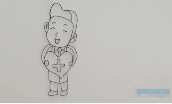 医生的简笔画