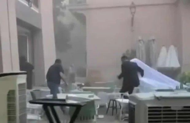 黎巴嫩新娘爆炸后重返婚礼现场 现场画面曝光简直是一秒天堂一秒地狱