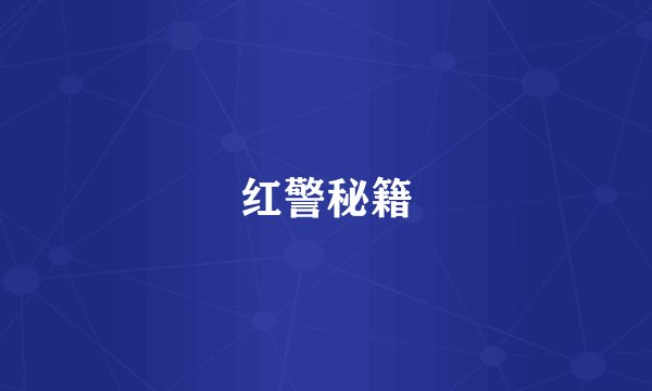红警秘籍