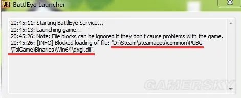 《绝地求生大逃杀》BattlEye Launcher解决方法 SougouTSF.IME与dxgi.dll解决方法
