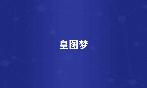 皇图梦