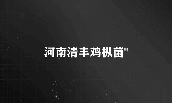 河南清丰鸡枞菌