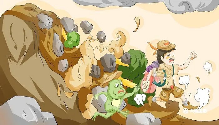 假如发生泥石流是向山体哪个方向跑