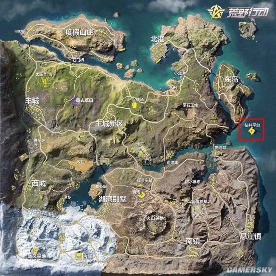 荒野行动新地图钻井平台区域介绍及打法分析