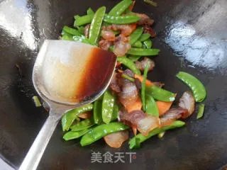 荷兰豆炒腊肉