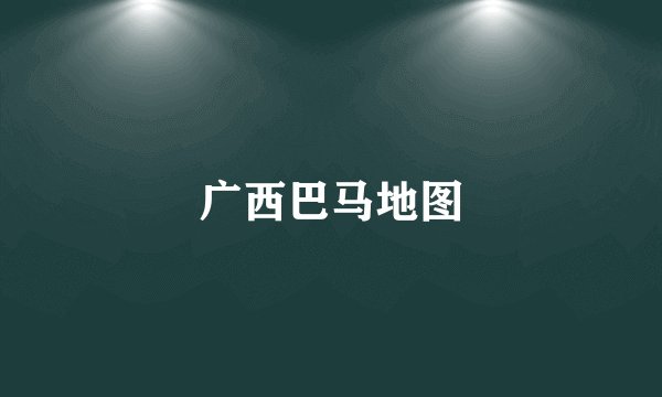 广西巴马地图