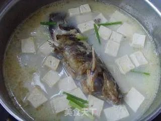 嘎鱼炖豆腐
