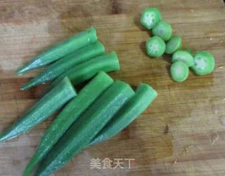白灼秋葵