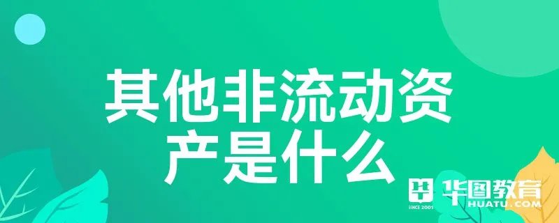 其他非流动资产是什么