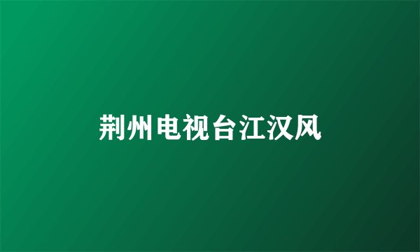 荆州电视台江汉风