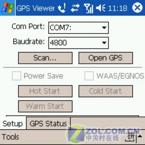 与众不同的原理 试用iPAQ6515体验AGPS