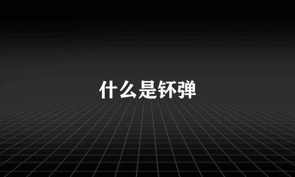 什么是钚弹