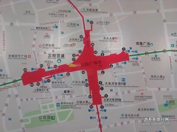 无锡地铁二号线的站点设置