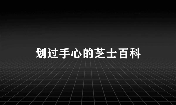划过手心的芝士百科