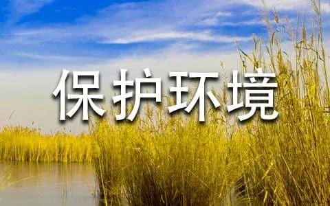 保护环境标语