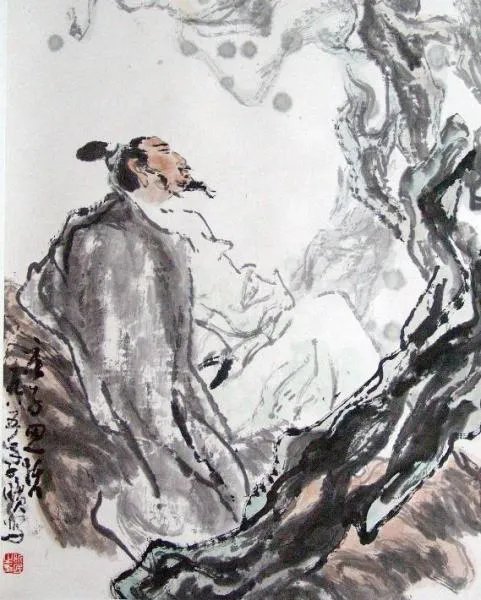 上联。庄周梦见梁祝化蝶比翼飞。请对下联？