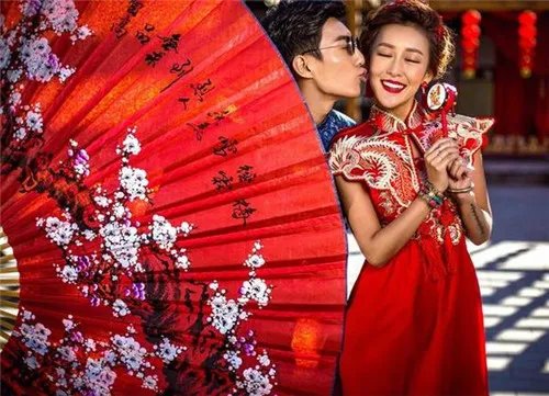 婚纱照中式风格图片 中式婚纱照风格有哪些