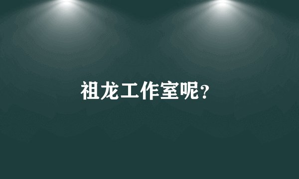 祖龙工作室呢？