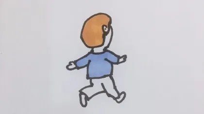 人物背影简笔画