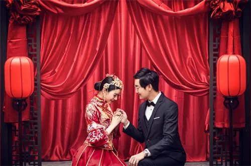 婚纱照中式风格图片 中式婚纱照风格有哪些