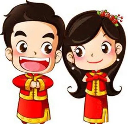 婚礼卡通图片素材 怎么设计婚礼LOGO