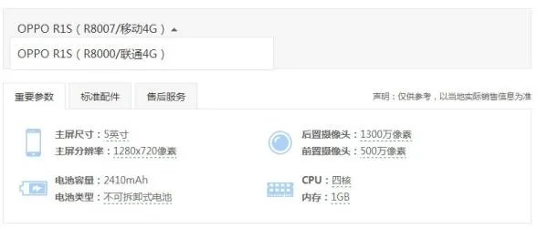 oppor8007型号是什么